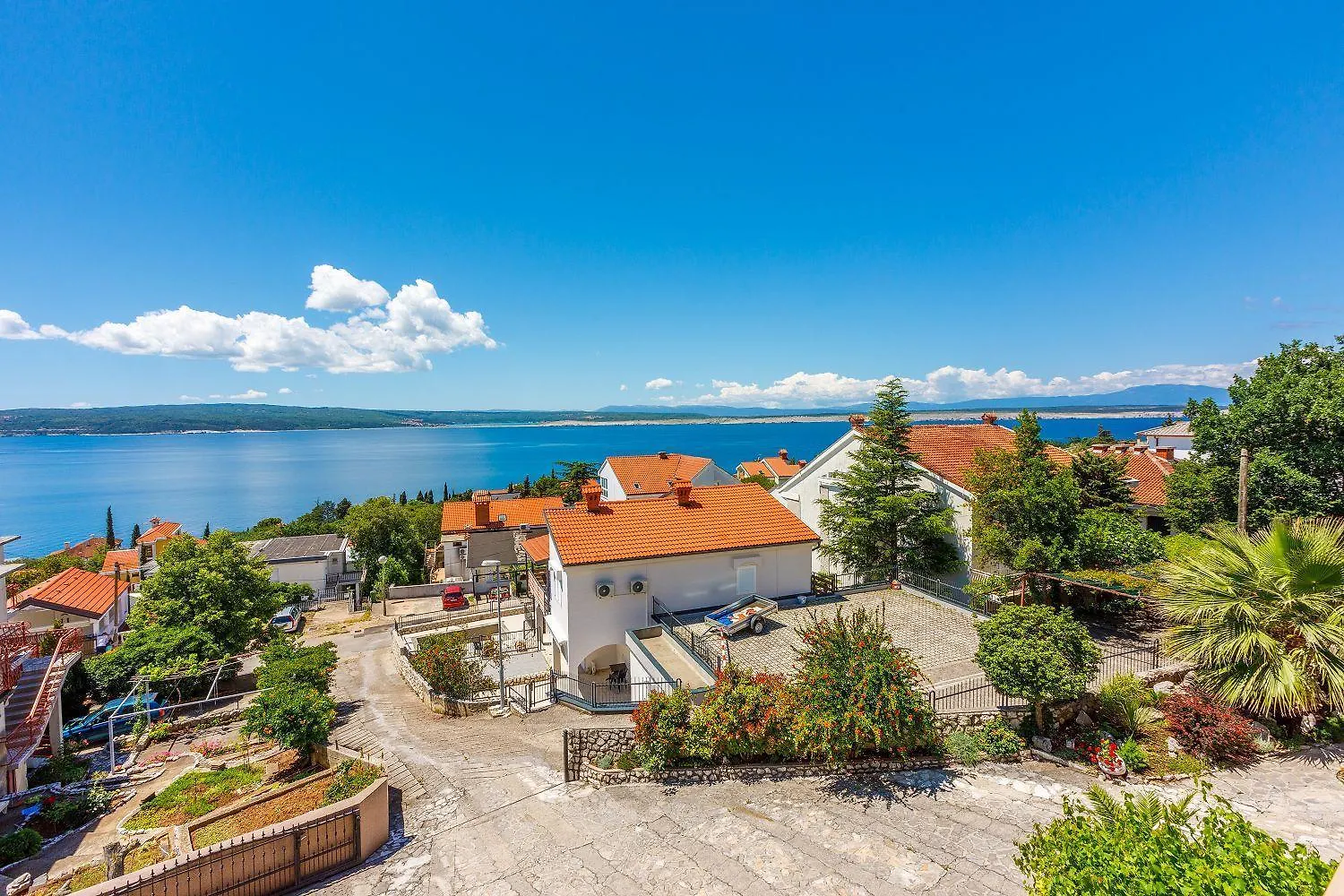 Meerblick Apartment 300 Meter Zum Strand Dramalj Croatia